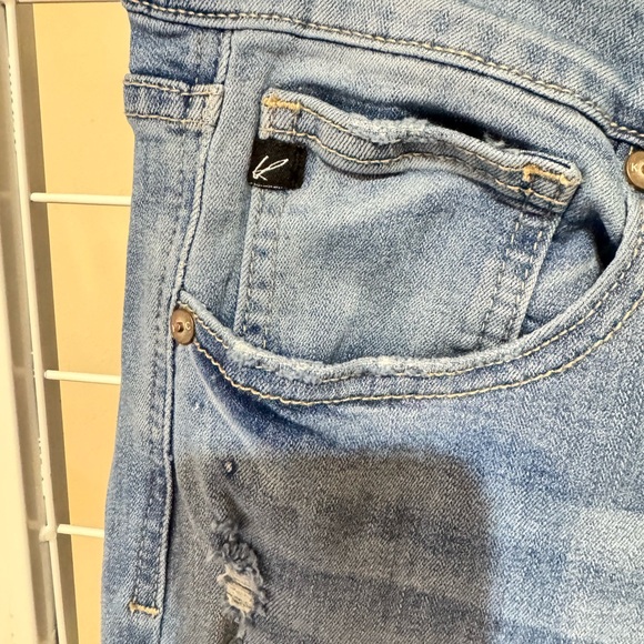 RanCan Lightly Distressed Light Blue Bootcut Jeans Women’s Size 14 - Picture 5 of 10